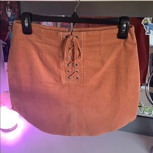 Orange forever 21 skirt
